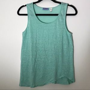 Acrobat Minty Linen Tank Top